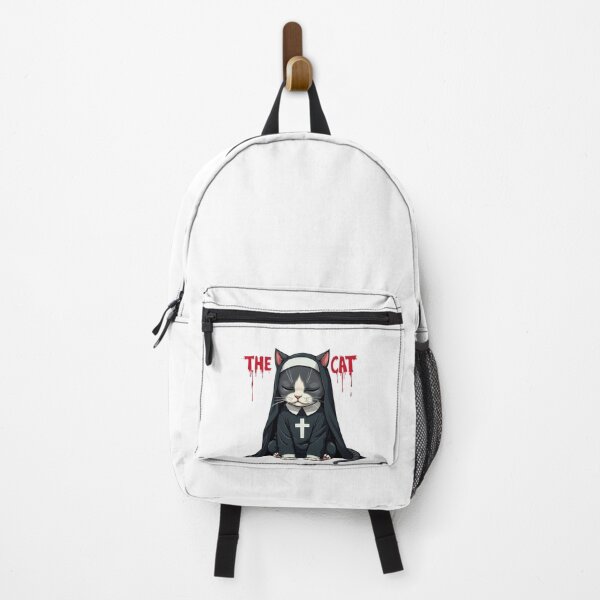 Item preview, The Cat Nun – Cute & Whimsical Cartoon Art designed and sold by Moad Fahim.