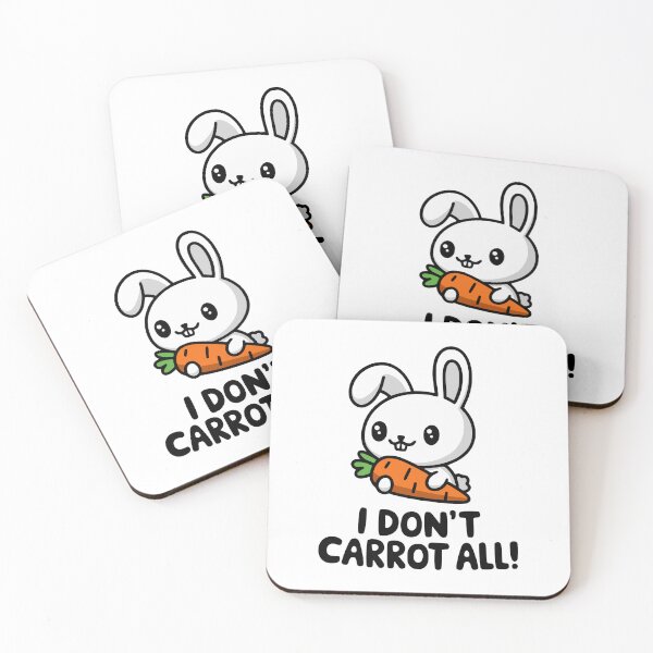 Item preview, I Don't Carrot All! Funny Bunny Pun designed and sold by PMCreative.