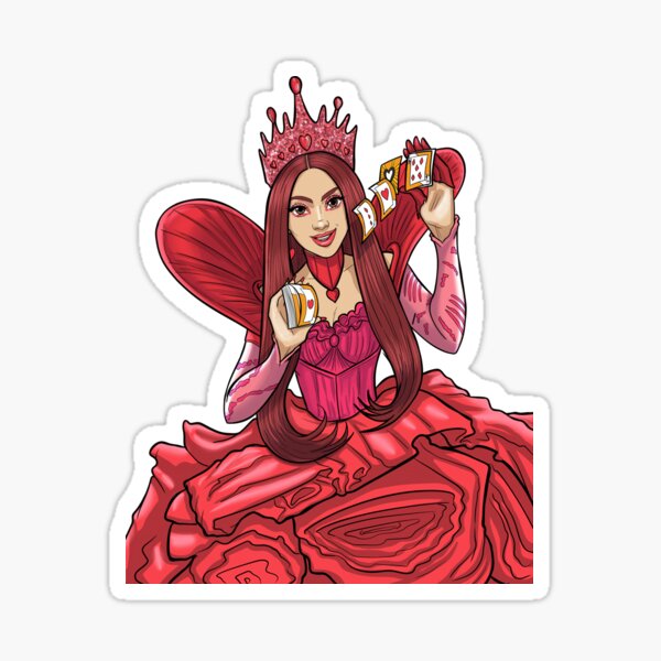 Queen of Hearts Magic – Inspired by Descendants Sticker