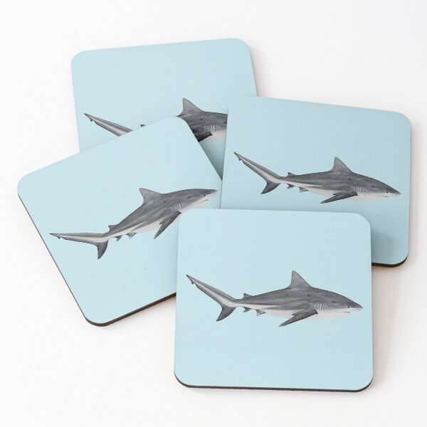 Item preview, BULL SHARK-Carcharhinus leucas designed and sold by BEATRIZ ABAITUA.