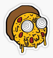 Pizza Morty Sticker
