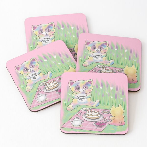Item preview, Pookie and Doge Picnic, cute teddy bear and dog teddies designed and sold by Catphonesoup.