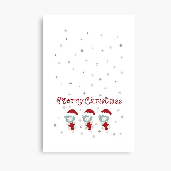 Otterly Christmas Canvas Print