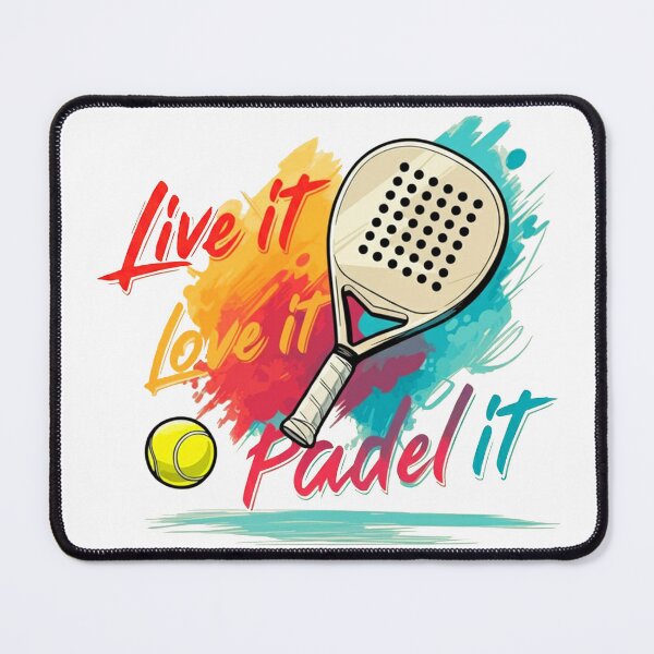 Item preview, Padel Live it, Love it designed and sold by BlackCoralArt.