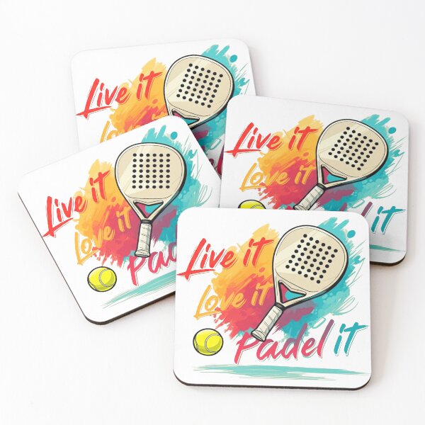 Item preview, Padel Live it, Love it designed and sold by BlackCoralArt.