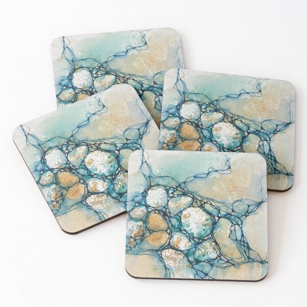 Item preview, Watercolor Abstract Rocks Painting - original by Krista Robertson designed and sold by Krista Robertson.