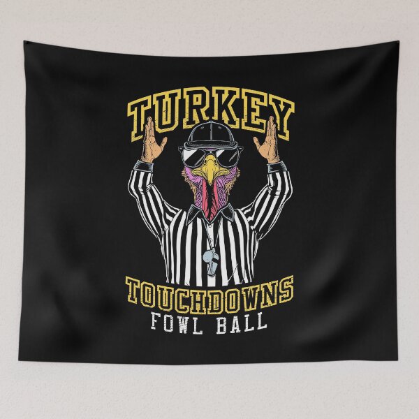 Item preview, Turkey Touchdowns American Football Referee Thanksgiving designed and sold by GrandeDuc.