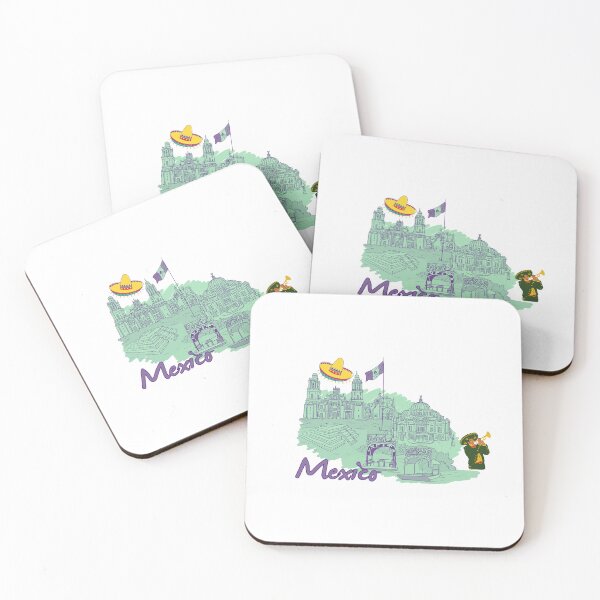 Item preview, Mexico famous city designed and sold by Eugenie974.