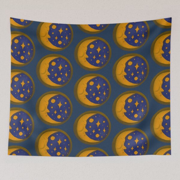 Item preview, 90s Celestial Moon and Stars designed and sold by GobboYaga.
