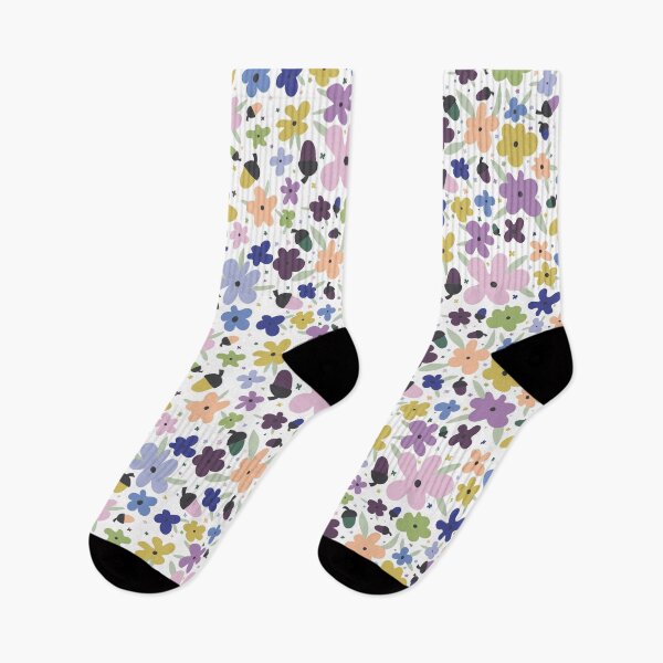 Item preview, Eternal Meadown - pastel flowers white background designed and sold by BrendaWaldekker.