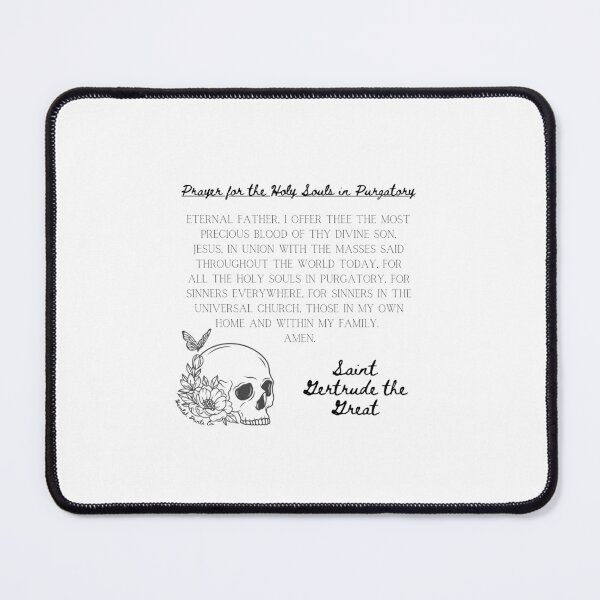 Item preview, Prayer For Holy Souls in Purgatory- St. Gertrude the Great designed and sold by HavilahPrintsCo.