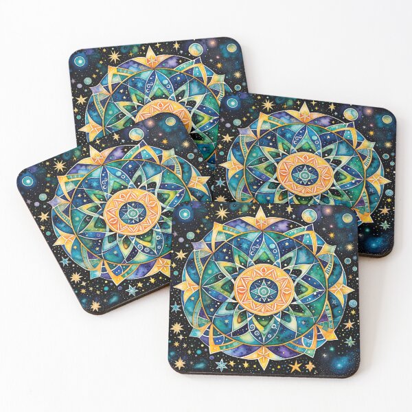 Item preview, Mandala 5 - Sacred Geometry in stars, galaxies, swirls designed and sold by artedamensagem.