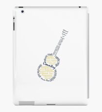 Nashville Guitar Word Cloud iPad Case/Skin