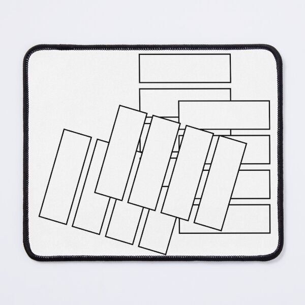 Item preview, Playing with White Rectangles, Unique designed and sold by villacreativa.