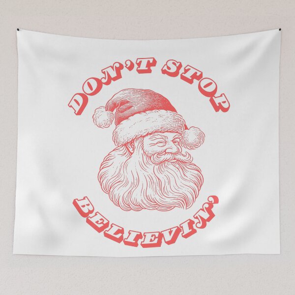 Item preview, Don't Stop Believin' Santa Clause designed and sold by rachael88ftw.