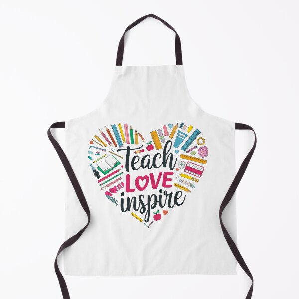 Item preview, Teach Love Inspire - Heart Shaped Teacher Appreciation Design designed and sold by Pastel-Pulse.