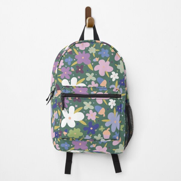Item preview, Eternal Meadow - pastel flowers green background designed and sold by BrendaWaldekker.