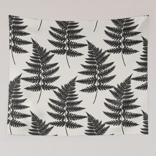 Item preview, Black Ink Watercolor Fern for Plants Lovers. Minimalistic Modern Illustration designed and sold by helga-wigandt.