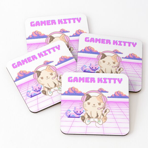 Item preview, Gamer Kitty With Kitty designed and sold by lose-your-smile.