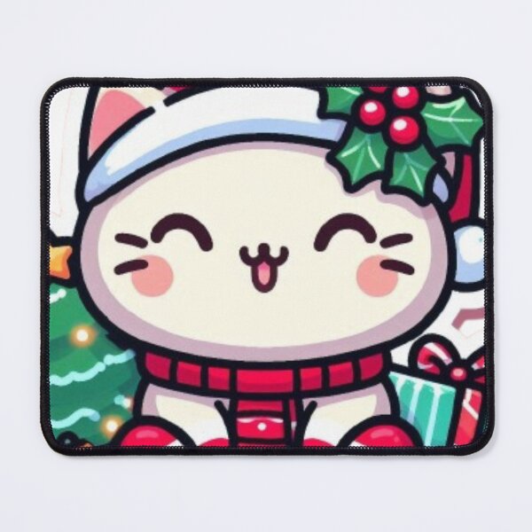 Item preview, Christmas Cute Kitten designed and sold by FuzyFriendHaven.
