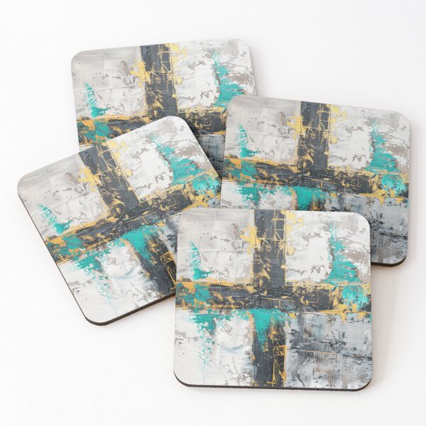 Item preview, Cross abstract art with blue and yellow designed and sold by TheArtistOf2022.