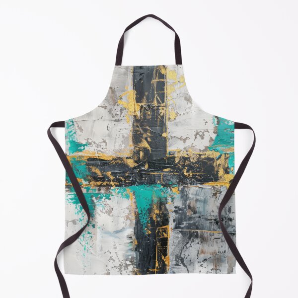 Item preview, Cross abstract art with blue and yellow designed and sold by TheArtistOf2022.
