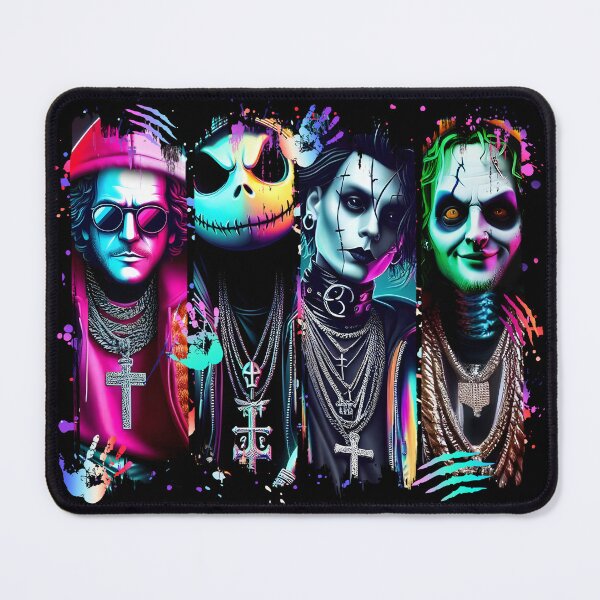 Item preview, Neon Legends of Halloween - Gothic Pop Art Fusion designed and sold by Margival.