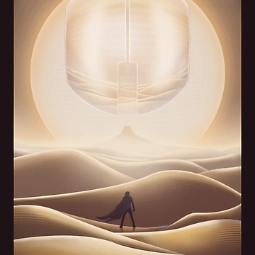 Artwork thumbnail, Dune Part Two - Variant by Rikiege