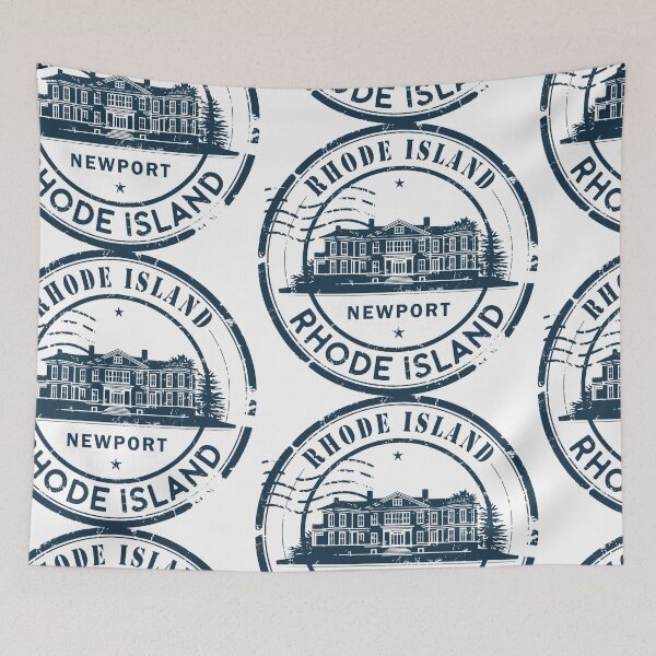 Item preview, United States on stamps - Rhode Island designed and sold by CleanDecor.