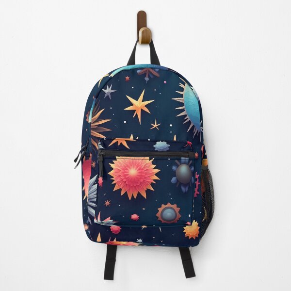 Item preview, Vibrant Celestial Whimsy - Abstract Cosmic Artwork of Stars and Spheres in Bold Colors designed and sold by marvinismyname.