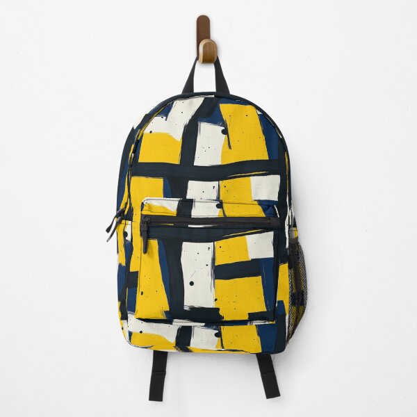 Item preview, Dynamic Abstract Pattern in Yellow, Blue, and White designed and sold by nshaltiel.