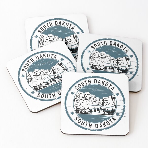 Item preview, United States on stamps - South Dakota designed and sold by CleanDecor.