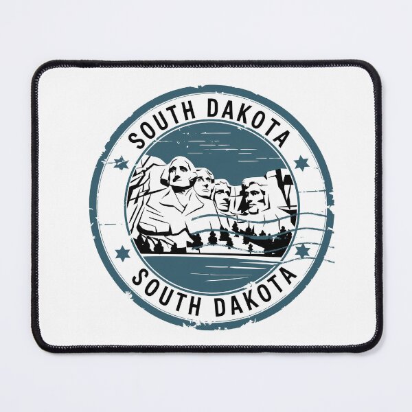 Item preview, United States on stamps - South Dakota designed and sold by CleanDecor.