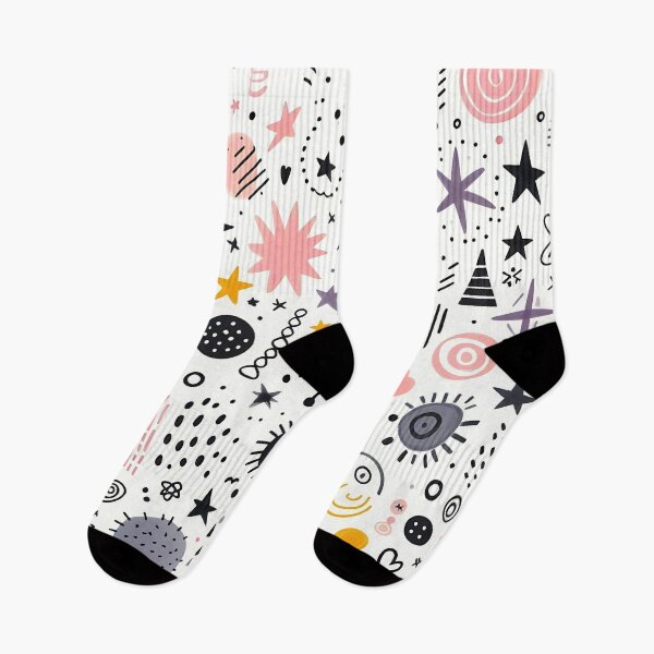 Item preview, Galaxy with this whimsical doodle pattern designed and sold by Haji  Kamora.