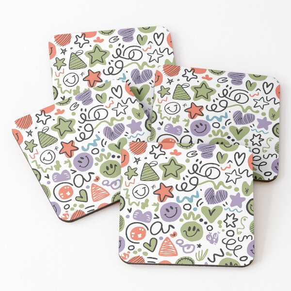 Item preview, Funky Doodles Pattern designed and sold by Haji  Kamora.