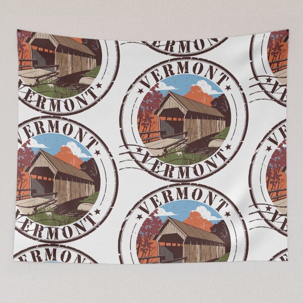 Item preview, United States on stamps - Vermont designed and sold by CleanDecor.