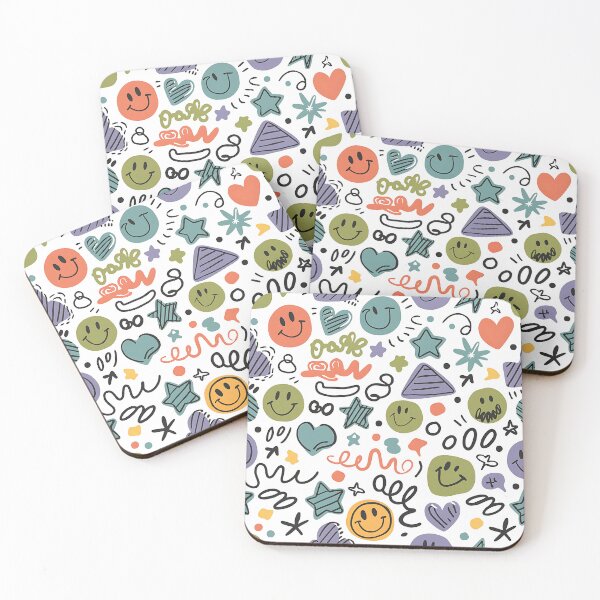 Item preview, Funky Doodles Pattern designed and sold by Haji  Kamora.