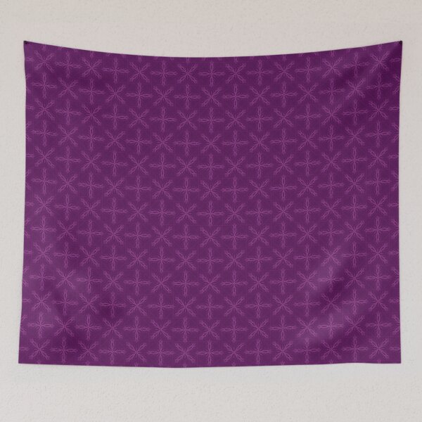 Item preview, Eggplant-colored geometric ornament made of twigs designed and sold by Cherevan.