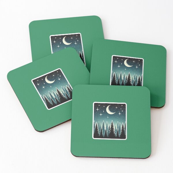 Item preview, Starry Night Forest designed and sold by UniqePNG.