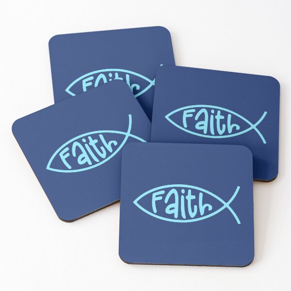 Item preview, Faith Ichtus Ichthys Jesus Fish designed and sold by Jeallan Designs.