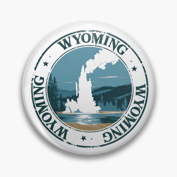 Item preview, United States on stamps - Wyoming designed and sold by CleanDecor.