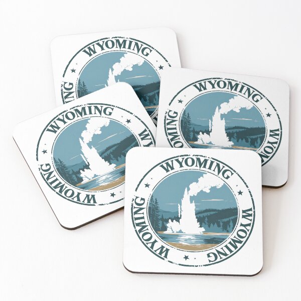 Item preview, United States on stamps - Wyoming designed and sold by CleanDecor.