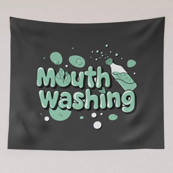 Item preview, Fresh MouthWashing Cartoon Bubbles Design designed and sold by Prime-Studio.