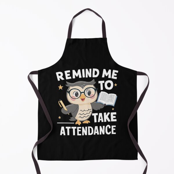 Item preview, Adorable Owl Reminder – Remember to Take Attendance designed and sold by love3617.