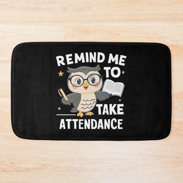 Item preview, Adorable Owl Reminder – Remember to Take Attendance designed and sold by love3617.