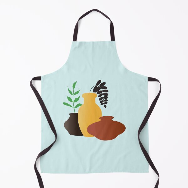 Item preview, Three Boho Pots With Leaves designed and sold by zibziby.