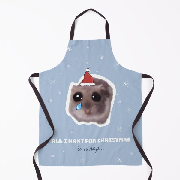 Item preview, All I want for Christmas is nap with sad hamster designed and sold by GosiaArtGarden.