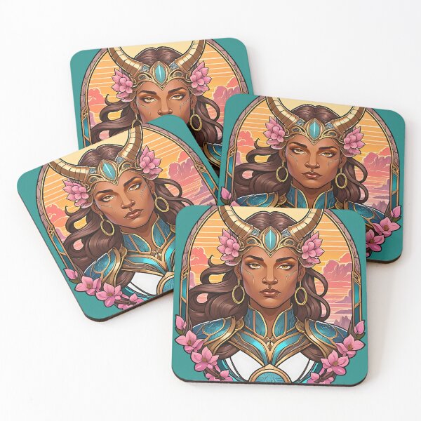 Item preview, Valkyrie Viking Female Warrior retro vintage ornamental design designed and sold by BorgSpareParts.
