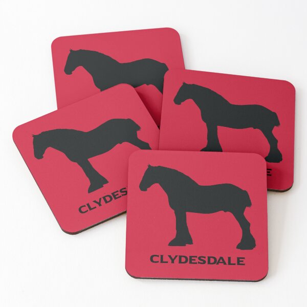 Item preview, Clydesdale Horse Silhouette designed and sold by Inkric.