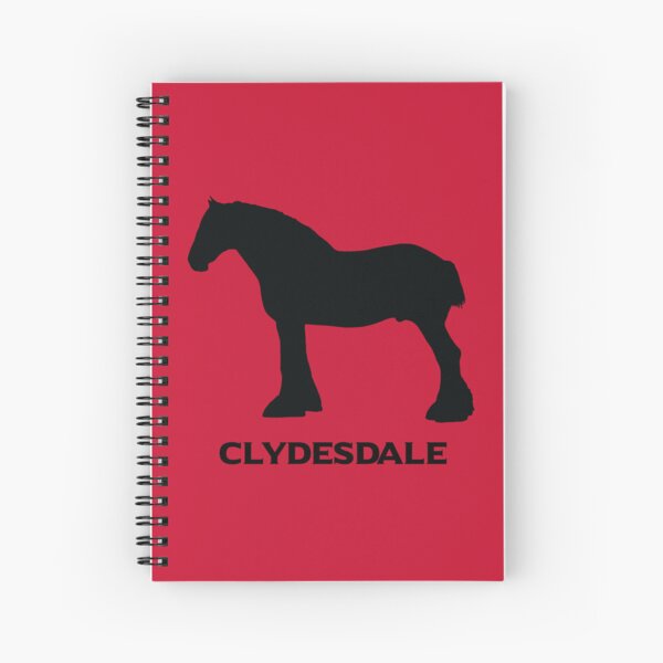 Aperçu de l'œuvre Silhouette de cheval Clydesdale créée et vendue par Canteric.